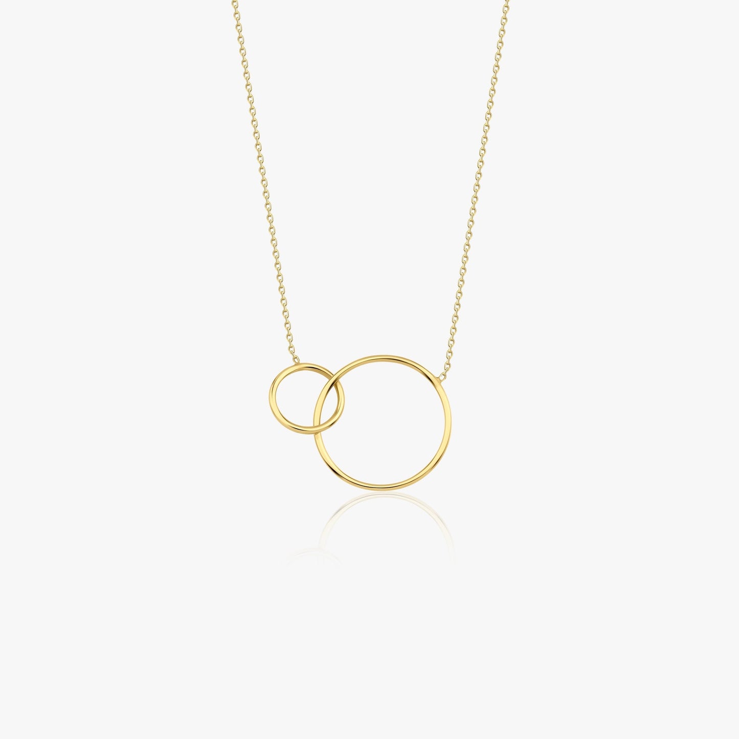Interlocking Circle Necklace-0
