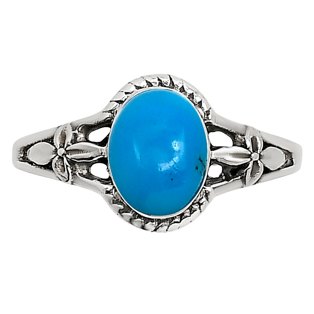 Sleeping Beauty Turquoise Ring size-5 R-1300 SDR250985-0