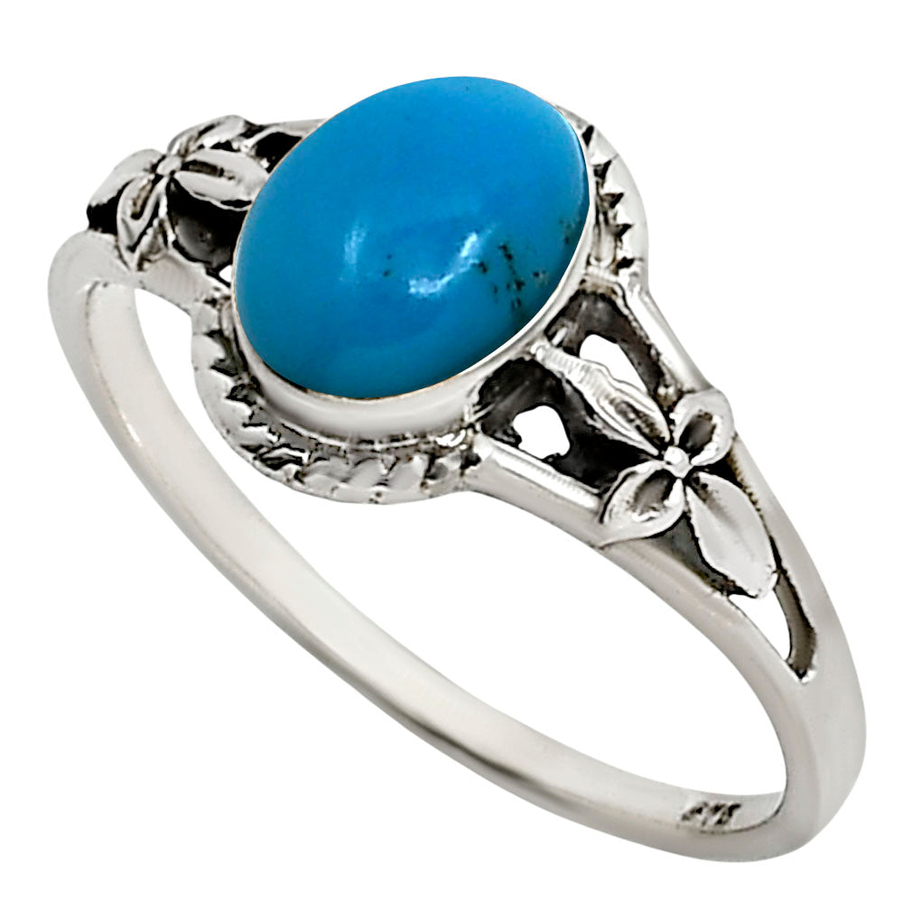 Sleeping Beauty Turquoise Ring size-5 R-1300 SDR250985-2
