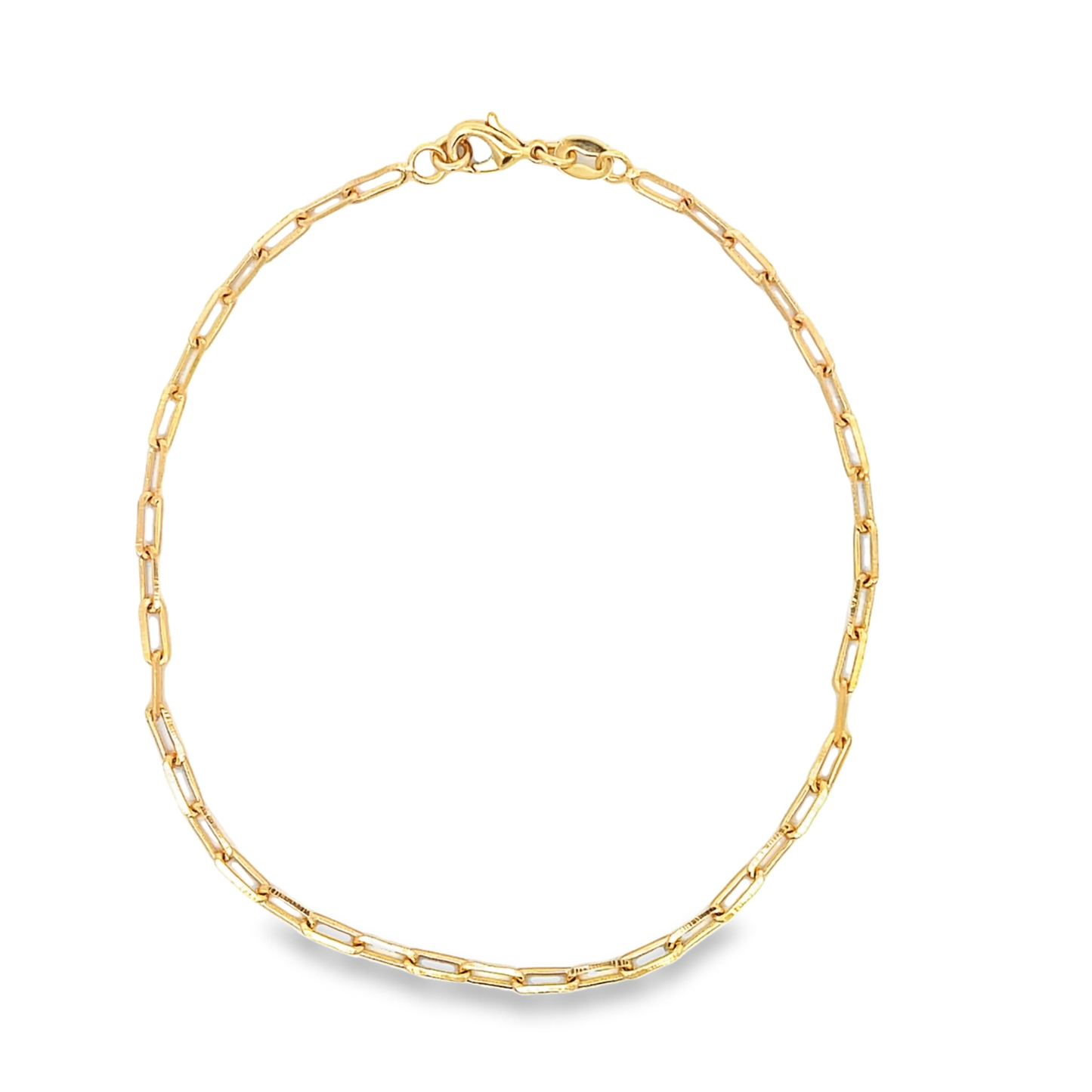 Paper Clip Chain Anklet (E162-E166)-2