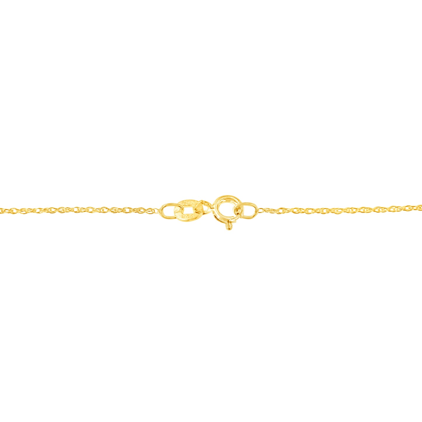 10K Yellow Gold 1/4 cttw Prong Set Round-Cut Diamond Open Heart 18" Pendant Necklace (K-L Color, I1-I2 Clarity)-2