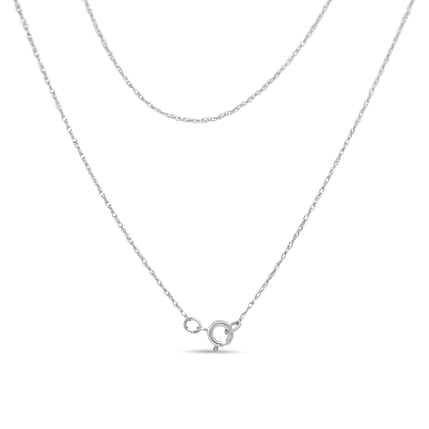 .925 Sterling Silver 1/5 Cttw Treated Green Diamond Solitaire Bezel 18" Pendant Necklace (Green Color, I1-I2 Clarity)-2