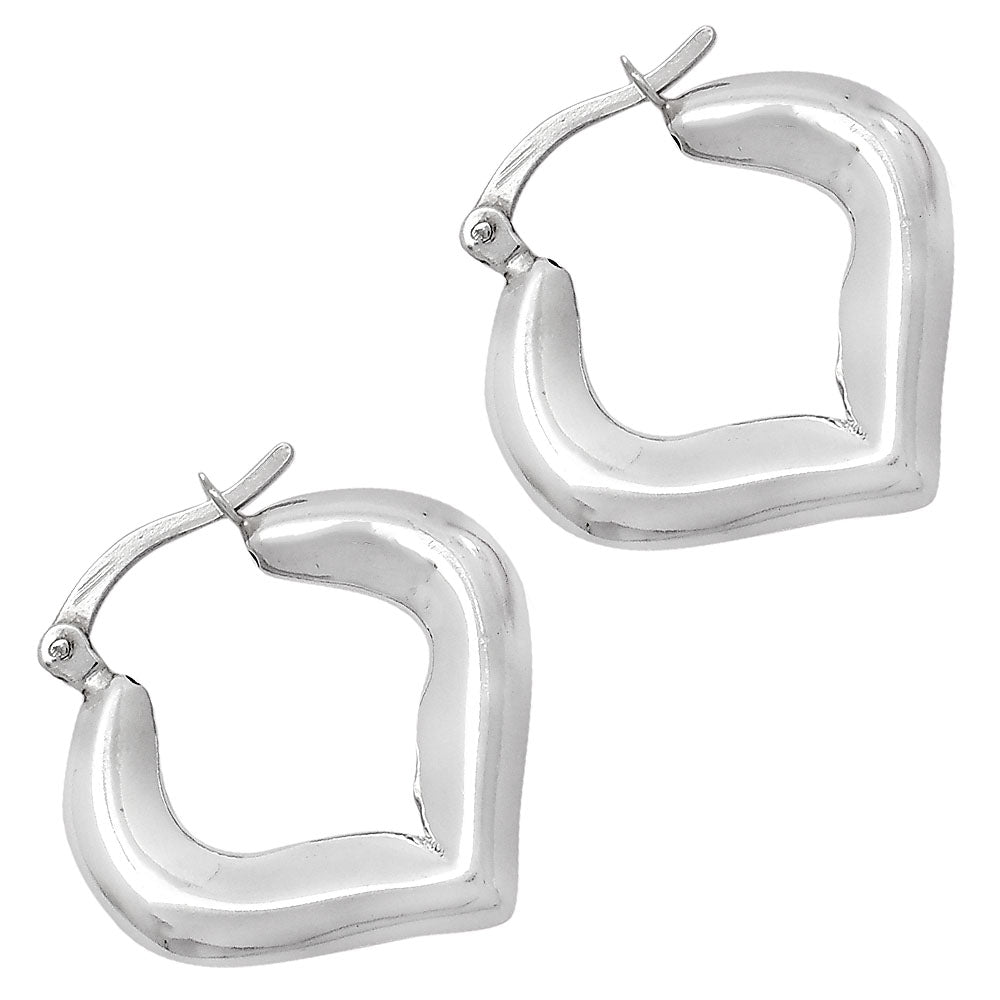 Italian Design Thick Hoop Earrings DGE1041-3