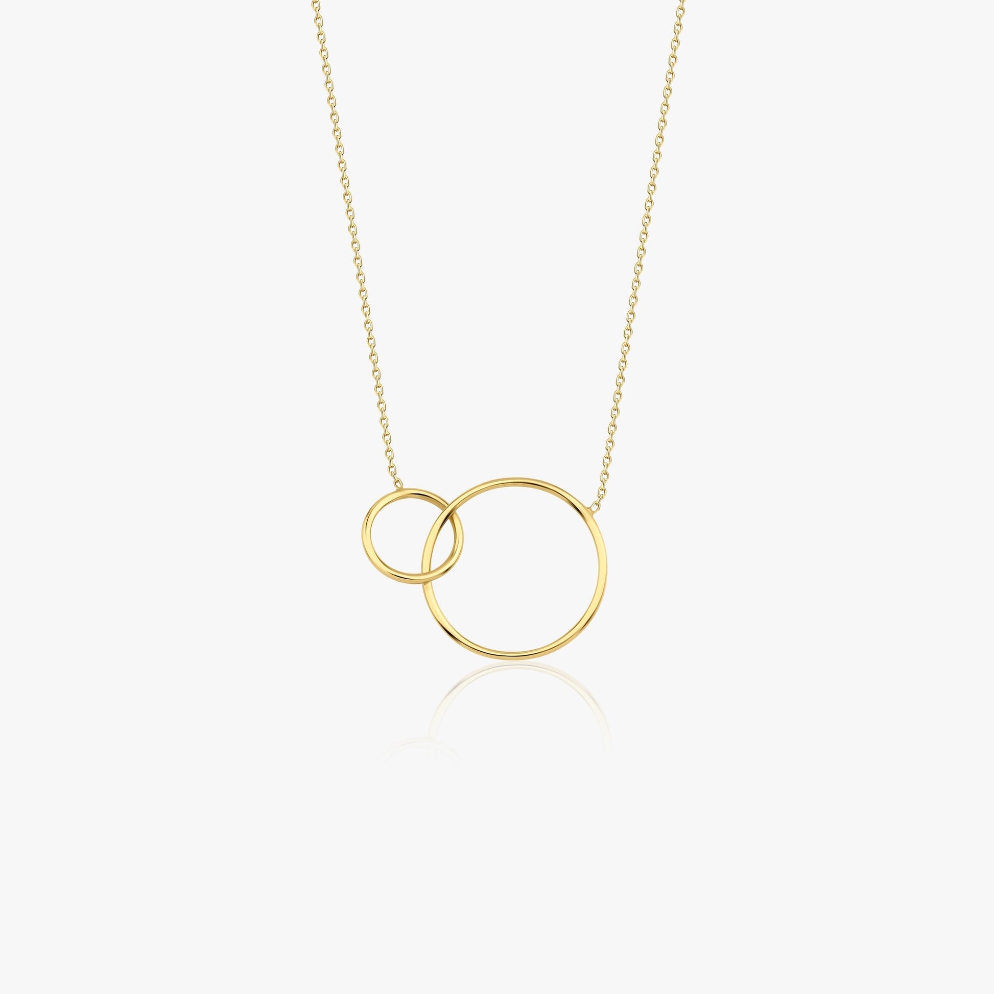 Interlocking Circle Necklace-0