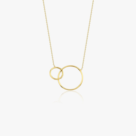 Interlocking Circle Necklace-0