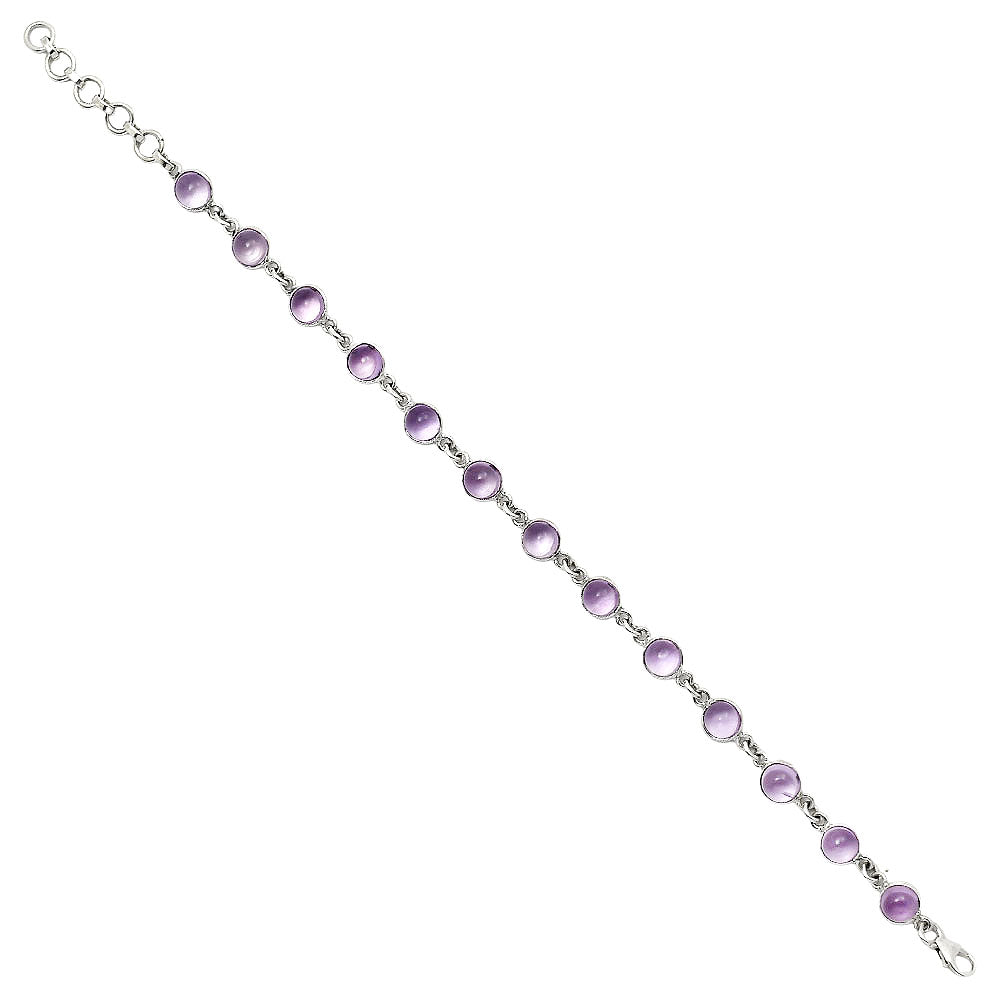 Natural Amethyst Cab - Brazil Bracelet B-1001 SDB5027-2