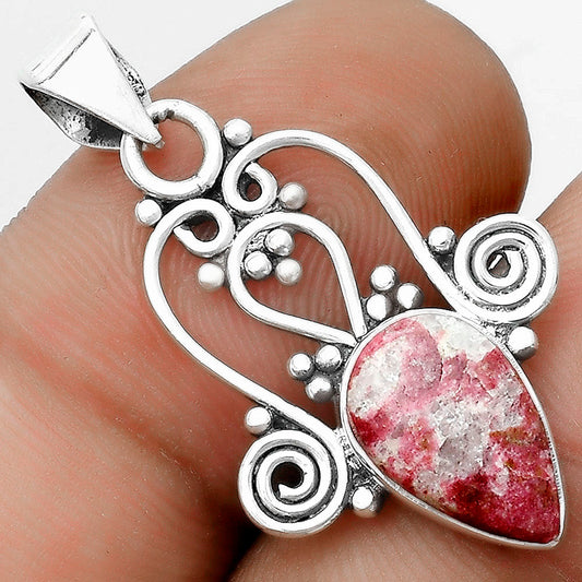 Natural Pink Thulite - Norway Pendant P-1553 SDP121796-0