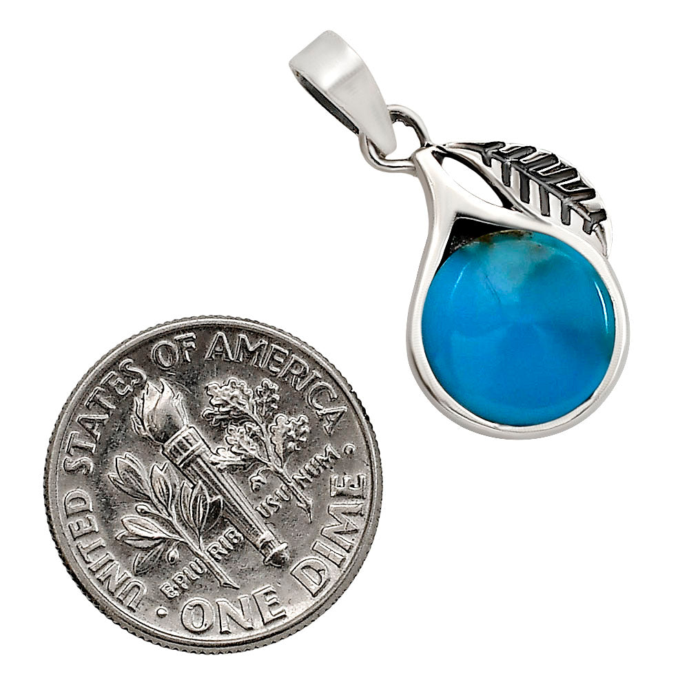 Sleeping Beauty Turquoise Pendant P-1105 SDP158358-1