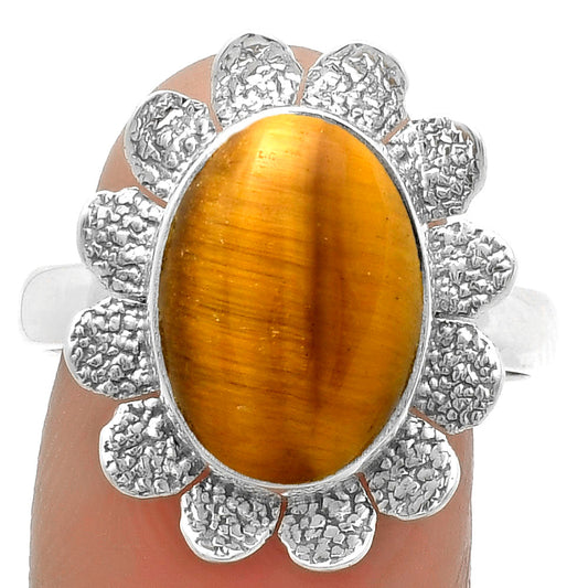Natural Tiger Eye - Africa Ring size-9.5 R-1241 SDR175781-0