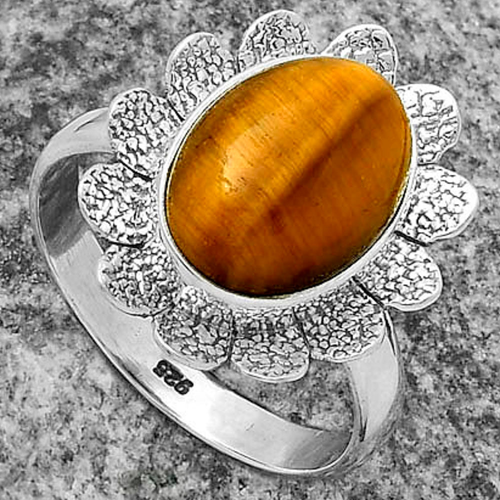 Natural Tiger Eye - Africa Ring size-9.5 R-1241 SDR175781-2