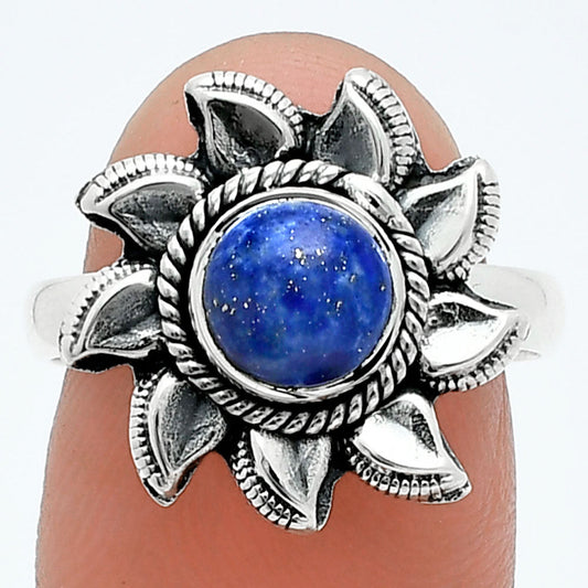 Sun - Lapis Lazuli - Afghanistan Ring size-8 R-1617 SDR244764-0