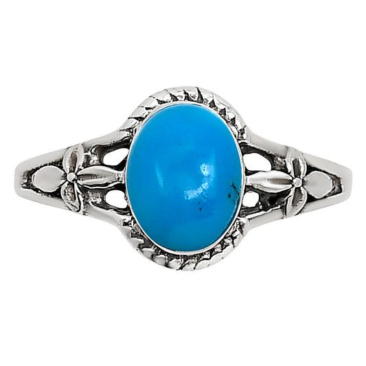 Sleeping Beauty Turquoise Ring size-5 R-1300 SDR250985-0