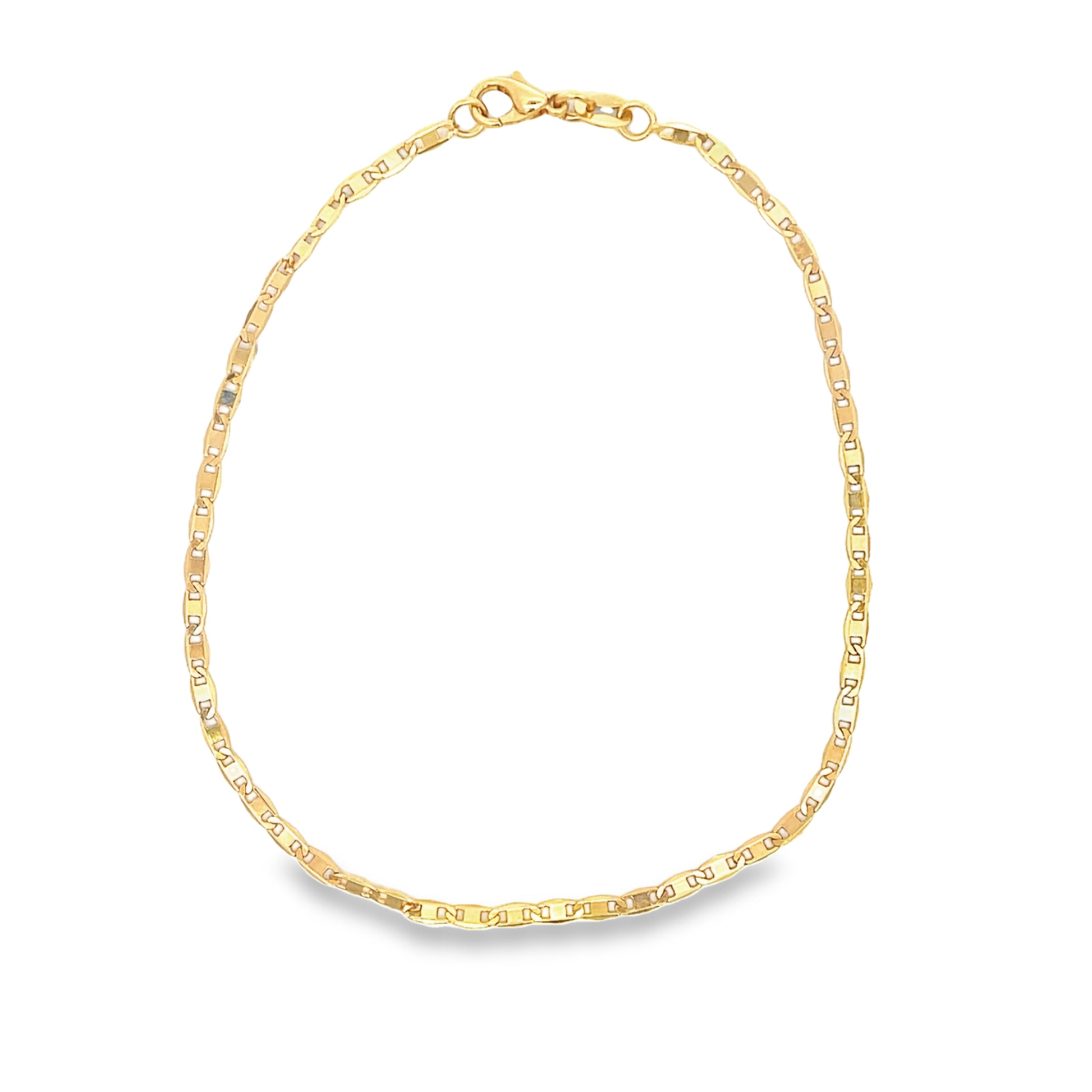 Dainty Gucci Flat Mariner Chain Anklet (E58/E62)-2