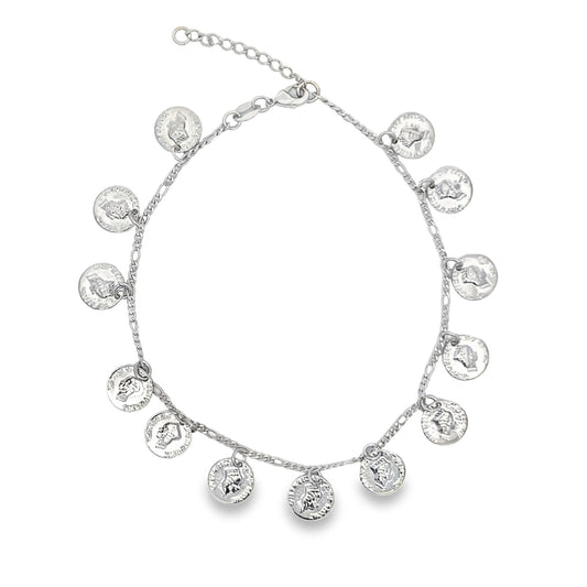 Coin Charm Anklet-0