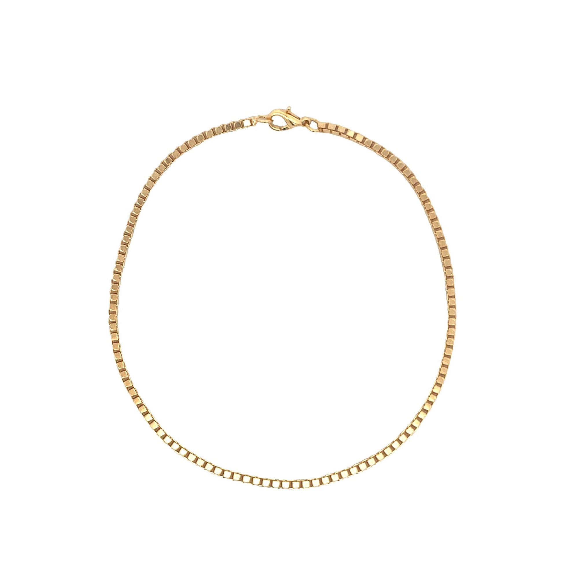 Box Anklets Bracelet (E170)-0
