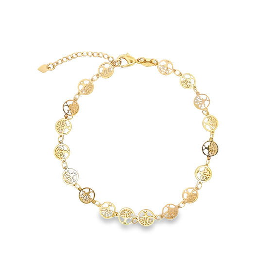Tree of Life Charm Anklet (E39)-0