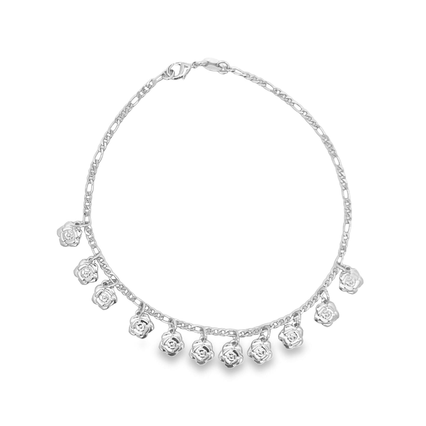 Flower Charm Anklet (E2)-1