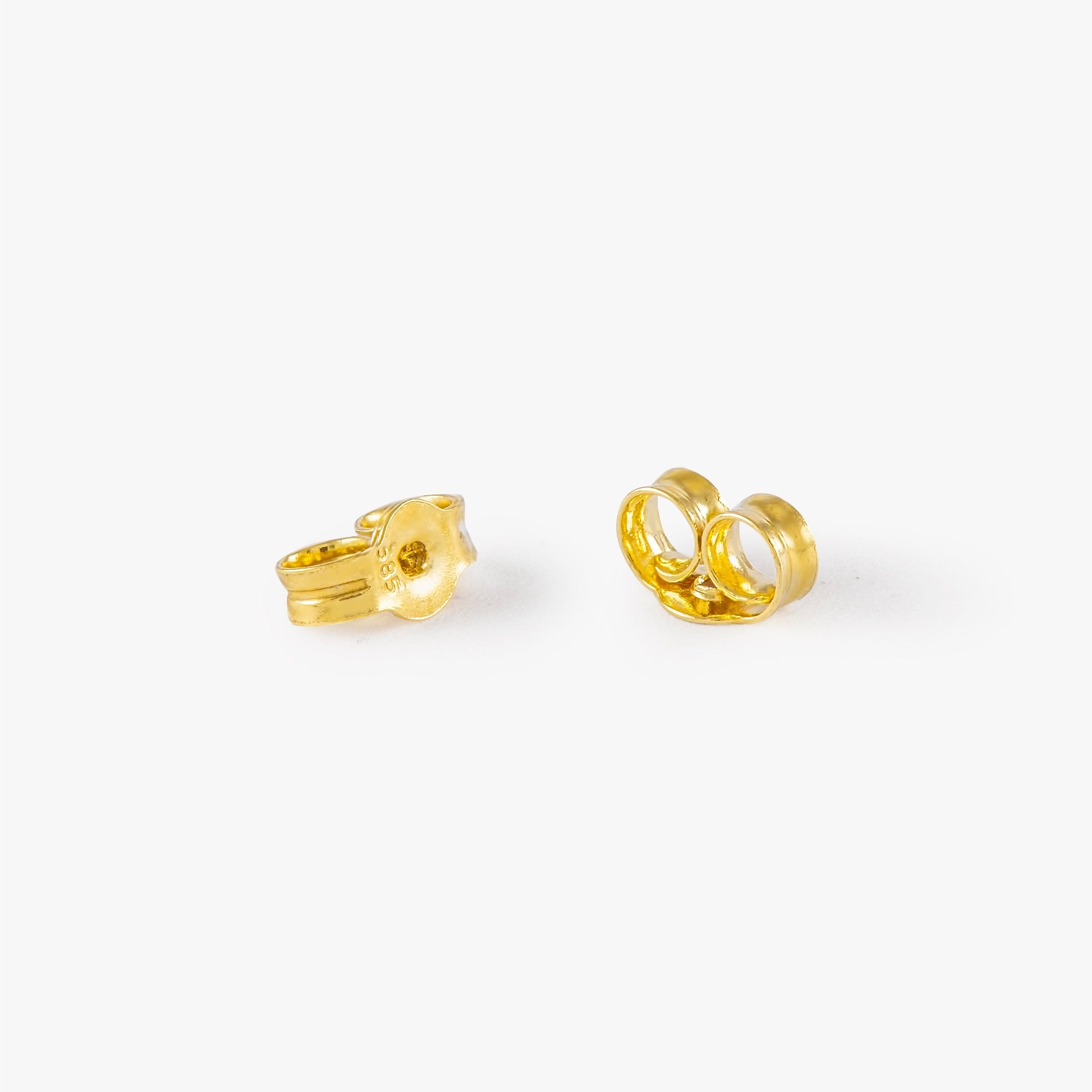 Single Golden Paw Stud in 14K Gold-4